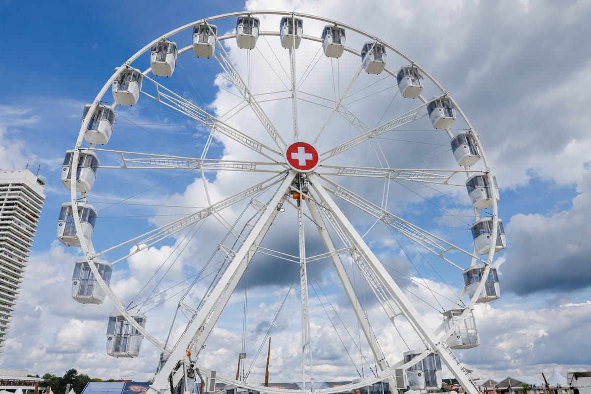 Riesenrad bei Tag